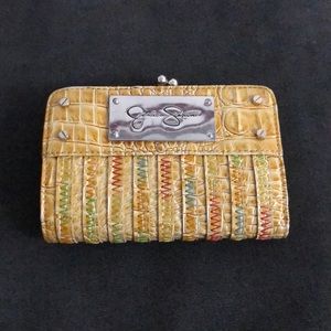 Faux snake skin wallet.